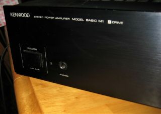 Kenwood BASIC M1 Stereo Power Amplifier,  105W RMS per channel - well 3