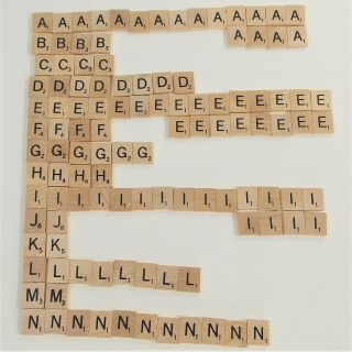 197 Scrabble Tiles Wood Letters Crafts Replacements Jewelry 2