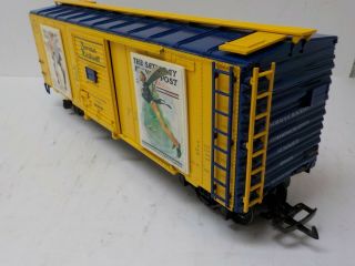 ARISTO - CRAFT ART46039 - 3 NORMAN ROCKWELL SUMMER BOXCAR 3 OF4 SERIES G SCALE 2