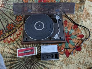 Pioneer Pl - 12d Ii Turntable With Shure M97xe Cart And Sfg - 2 Stylus Force Gauge