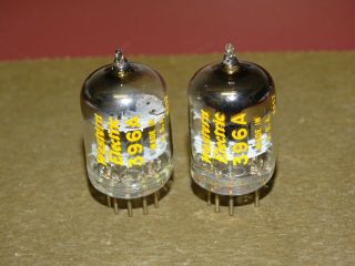 Pair,  Western Electric 396a Radio/audio Amplifier Tubes,  Strong