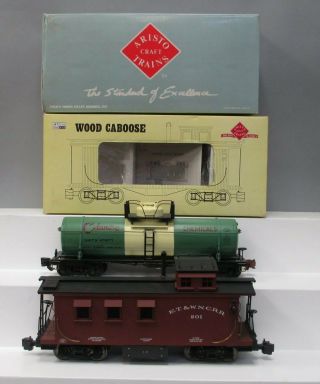 Aristo - Craft G Freight Cars: 82105 Et & Wnc Caboose & 41311 Celanese Tank [2]