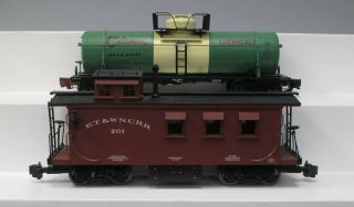 Aristo - Craft G Freight Cars: 82105 ET & WNC Caboose & 41311 Celanese Tank [2] 2