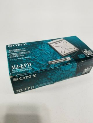 Sony Mz Ep11 Md Walkman Portable Minidisc Player In Orig.  Packaging
