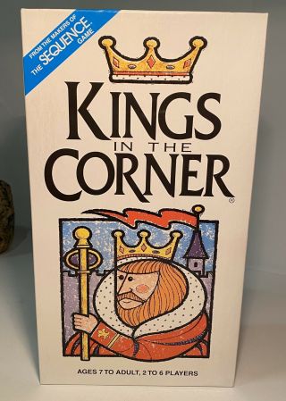 Kings In The Corner Family Card Game Ages 7 - Adult Boys And Girls Jax Ltd.  1996