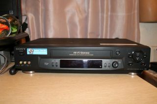 Sony Slv - N71 4 - Head Hi - Fi Vcr Video Cassette Recorder Vcr Plus,