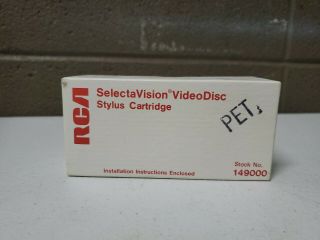 Rca Selectavision Video Disc Stylus Cartridge Stock 149000 Nos (a321)