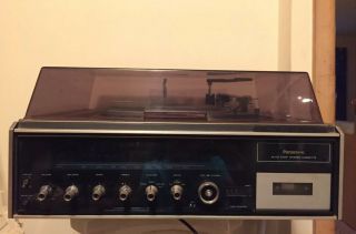 Panasonic Se - 2050 Turntable Record Player & Cassette Player W/ Dust Cover