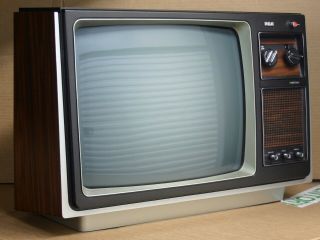 1977 Rca Solid State 16 " Color Television Great Ex,