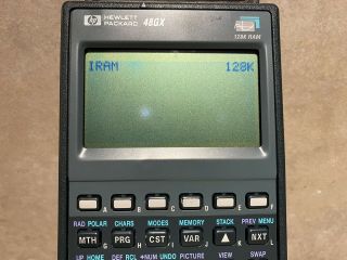 Hp Hewlett Packard 48gx Graphing Calculator 128k Ram With Case