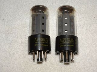 2 X 7591 Westinghouse Tubes Strong Matched Pair