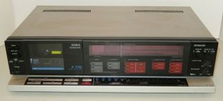 Aiwa Model Ad - F770u Stereo Cassette Deck