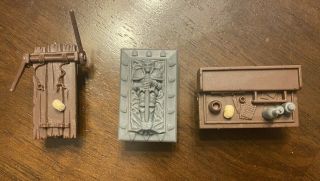 Heroquest Furniture Tomb Alchemy Weapons Torture Rack Fireplace Sorcerer 1990 2