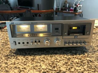 Jvc Kd - 25 Stereo Cassette Deck Silver Vintage 1978 With 10 Tapes
