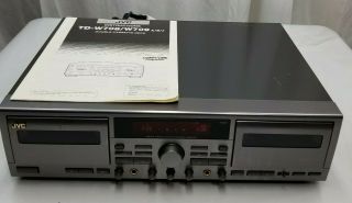 Jvc Td - W709 Stereo Double Cassette Tape Deck Recording Processor