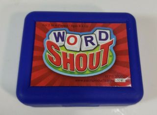 Word Shout Game Patch Products 7359 2 To 4 Players 8 And Up Dice Roll Word Game