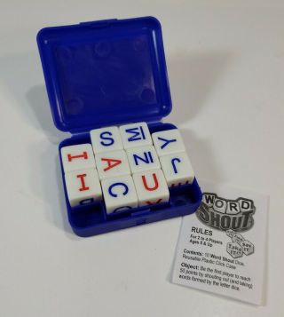 Word Shout Game Patch Products 7359 2 To 4 Players 8 And Up Dice Roll Word Game 2