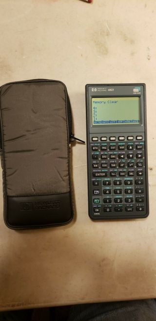 Hewlett Packard 48gx Graphing Calculator In With Case