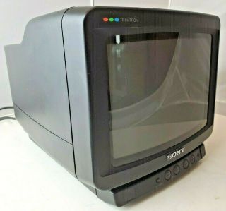 Sony Trinitron 8 " Color Tv Model Kv - 8ad10