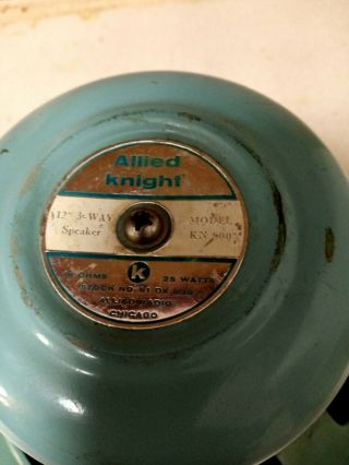 Allied Knight Kn - 800 3 Way 16 Ohm Speaker