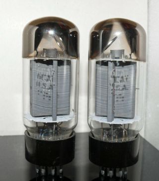 Matched Pair Tubes 6ca7 " Fat Bottle " Ge 100 (212062)