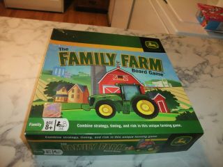 John Deere The Family Farm Board Game 100 Complete,  Some Box Wear 8,