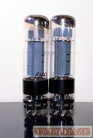 Matched Pair Matsushita EL34/6CA7 tubes - Japan - Test NOS 2