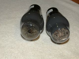 2 x 6L6g RCA Tubes Smoked Glass Strong - 10 Matched 1956 3