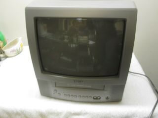 Toshiba 13 " Color Tv Vcr Combo Video Gaming Mv - 13ne W/remote &