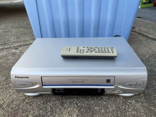 Panasonic Pv - V4524s 4 Head Omnivision Vcr Player Recorder Vhs W/remote