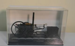 On3 Scale Mining Steam Locomotive - In A Case For Display