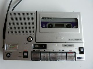 Vintage 1985 Sony Tc - 150 Tape Deck Portable Recorder Rare.  Fully.
