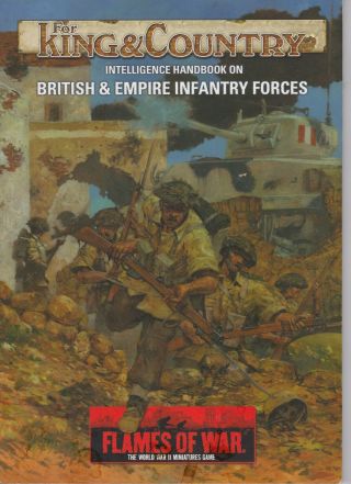 Flames Of War For King And Country Intelligence Handbook Softcover Battlefront