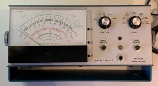 Heathkit Im - 5228 Vtvm Vacuum Tube Voltmeter With Probes And Mounting Bracket