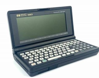 Vintage Hp Hewlett - Packard 1000cx Palmtop Pc - Dos 5.  0 Palmtop - See Desc