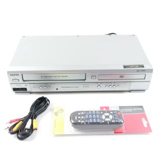Sanyo Dvd Vcr Combo Player 4 - Head Hifi Vhs Recorder Dvw - 7200 Silver