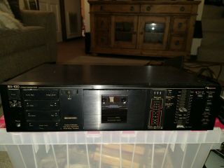 Vintage Nakamichi Bx - 100 Two 2 Head Stereo Cassette Tape Deck Black