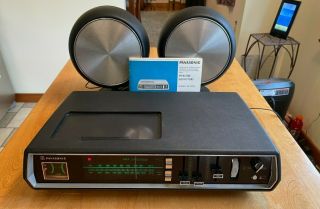 Vintage Panasonic Rs 252s 4 - Track Stereo Receiver Cassette With Am/fm Radio