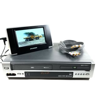 Go Video Dv1030 Video Cassette Recorder Vcr Dvd Player Combo (serviced Belt)