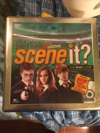 Harry Potter Scene It 2nd Edition Collectors 3d Tin Box Dvd Board Game Complete