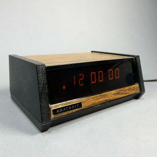 1972 Vintage Heathkit Gc - 1005 - Early Digital Clock -
