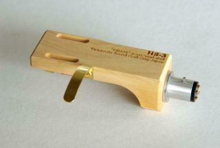 Yamamoto Sound Craft Boxwood Made Head Shell Hs - 3 Wooden Brass