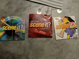 Scene It? (dvd Game, ) Disc Only Jr,  Harry Potter,  Simpsons
