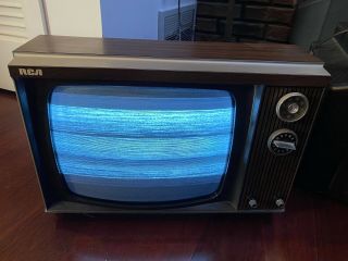 Vtg RCA 1980s 1970s Gaming Tv Television Modern Swag Retro as120w 2
