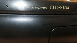 Pioneer CLD - S104 LD/CD Player,  No Remote.  RARE. 2