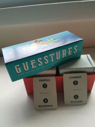 1990 Edition Milton Bradley Guesstures Charades Game Replacement Cards Only