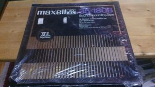Maxell Udxl 35 - 180b 10 Inch Reel To Reel Tape On Metal Reel