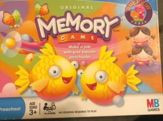 Memory Game Hasbro 2007 Preschool Ages 3 & Up Kids Complete