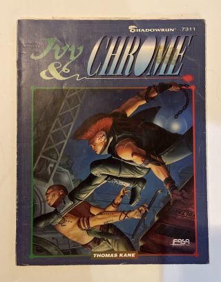 Shadowrun Ivy And Chrome Module 1991 By Thomas Kane 7311