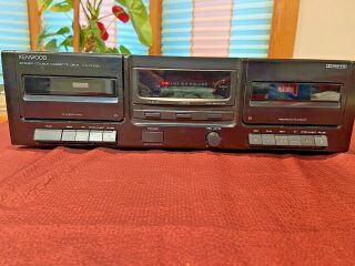 KENWOOD KX - W1060 Dual Cassette Deck Dolby and, 2